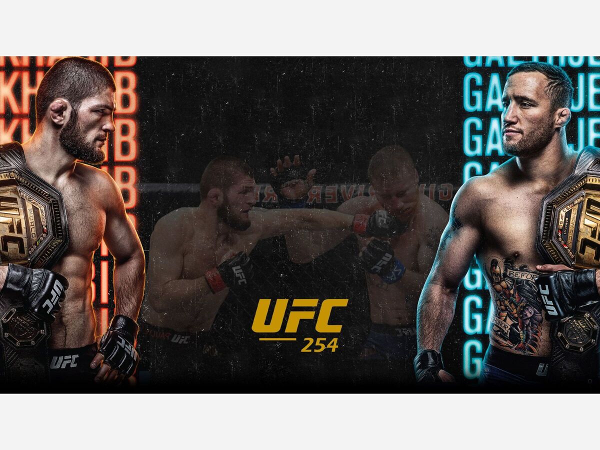 UFC 254 ON PPV Khabib Nurmagomedov vs Justin Gaethje Live ...