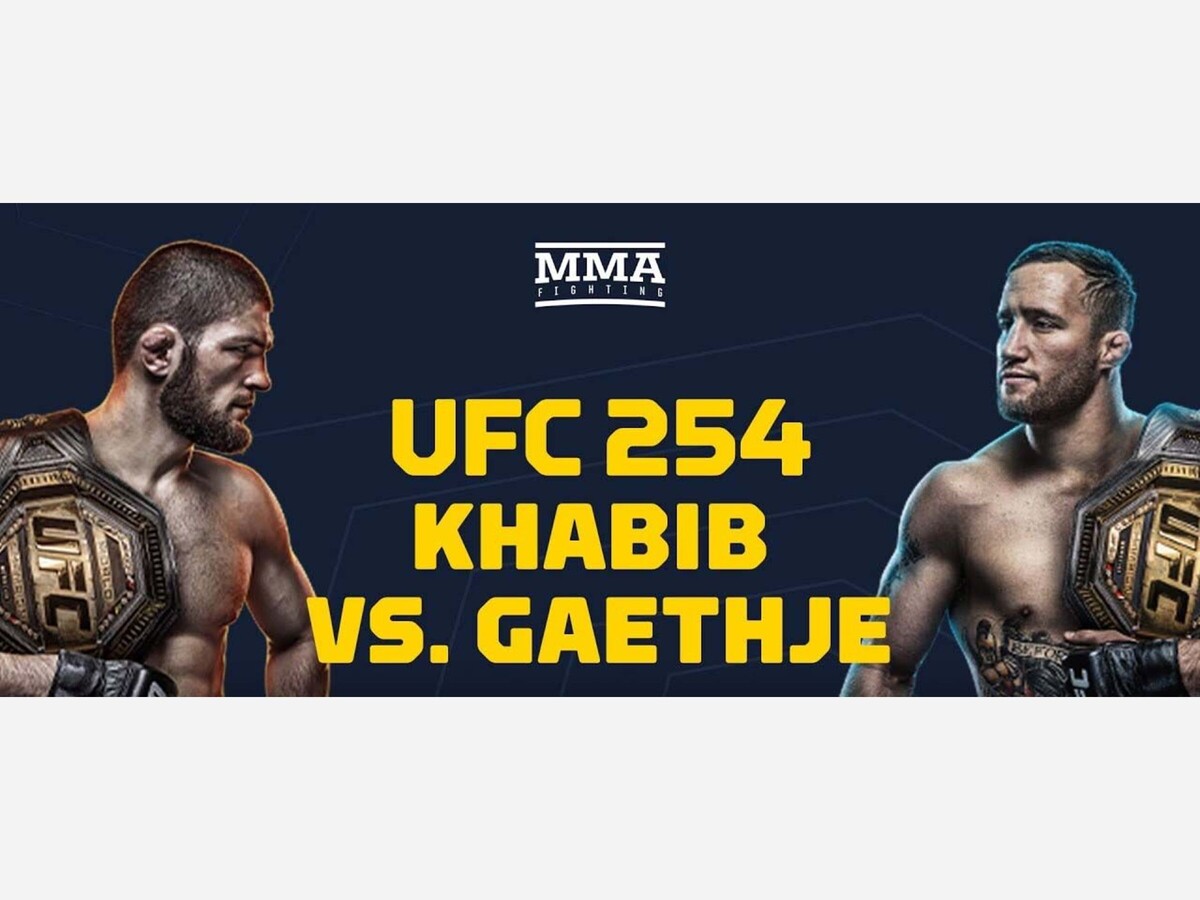 Ufc 254 Live Stream How To Watch Khabib Vs Gaethje Fight Card Tv Channel And Start Time The Saline Post