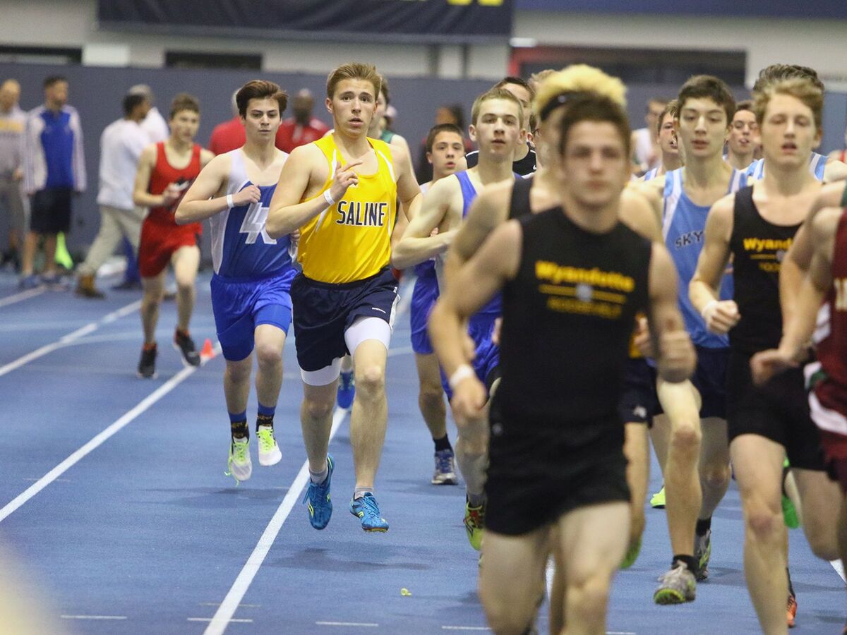 Saline Track and Field Teams Compete at the University of Michigan
