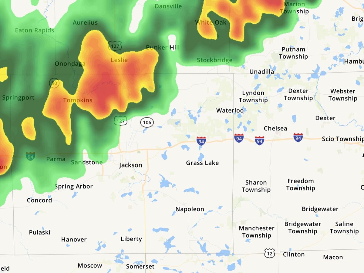 Thunderstorms Rolling Toward Saline The Saline Post