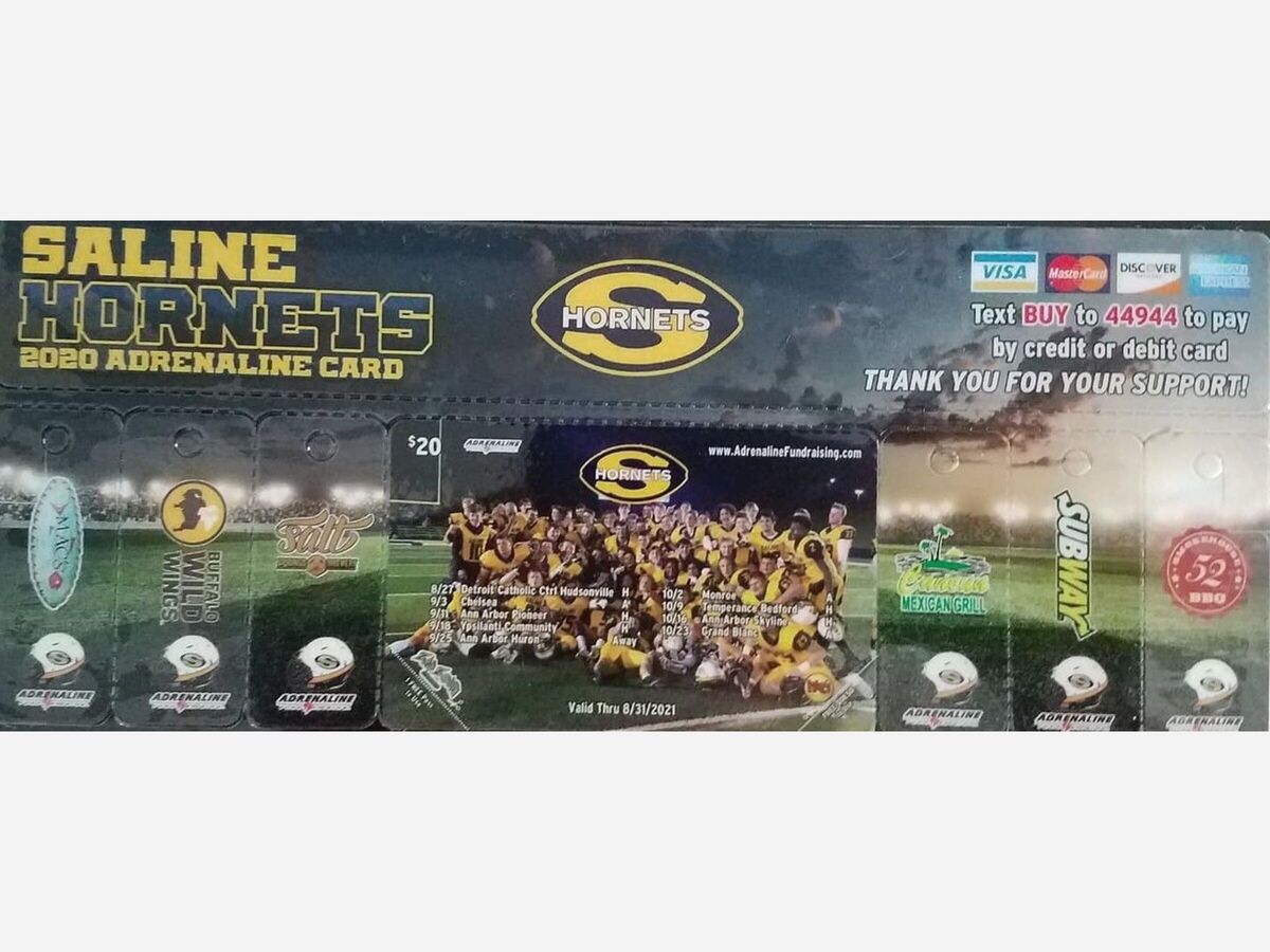 Hornet Football Gold Card Discounted The Saline  Post