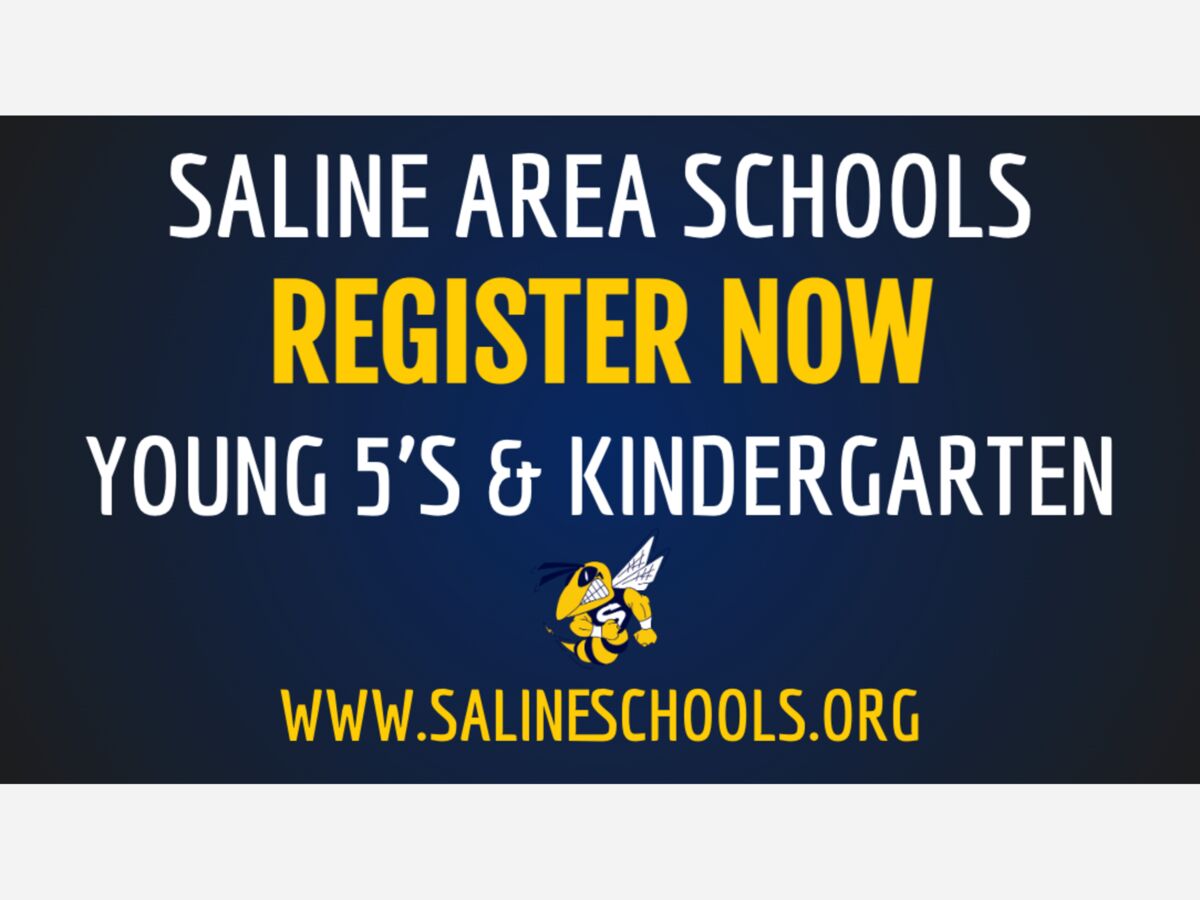 Saline Area Schools Taking Online Registration for Young 5s