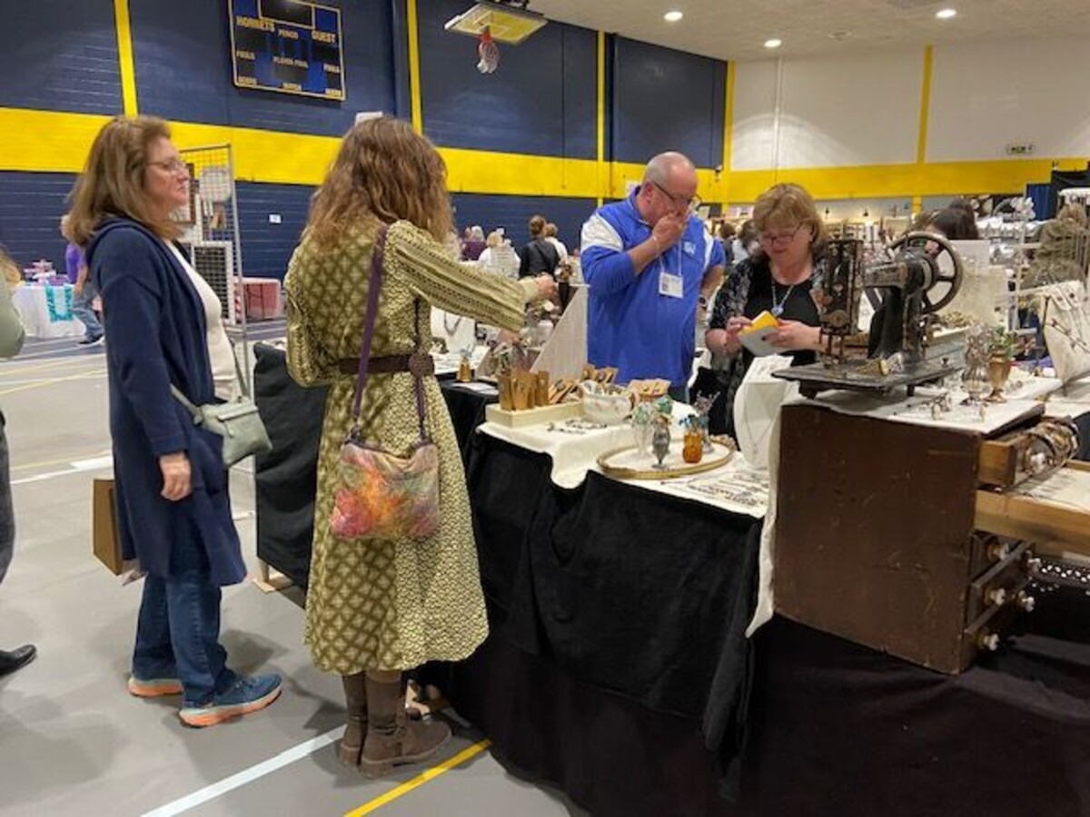 Saline Spring Craft Show Draws Vendors, Shoppers from All Over Michigan