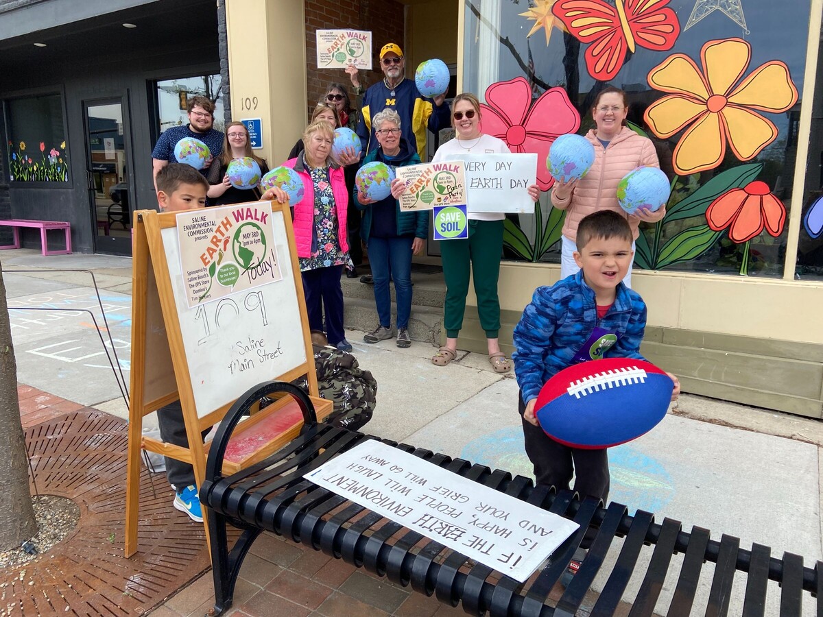 Earth Walk Held in City of Saline