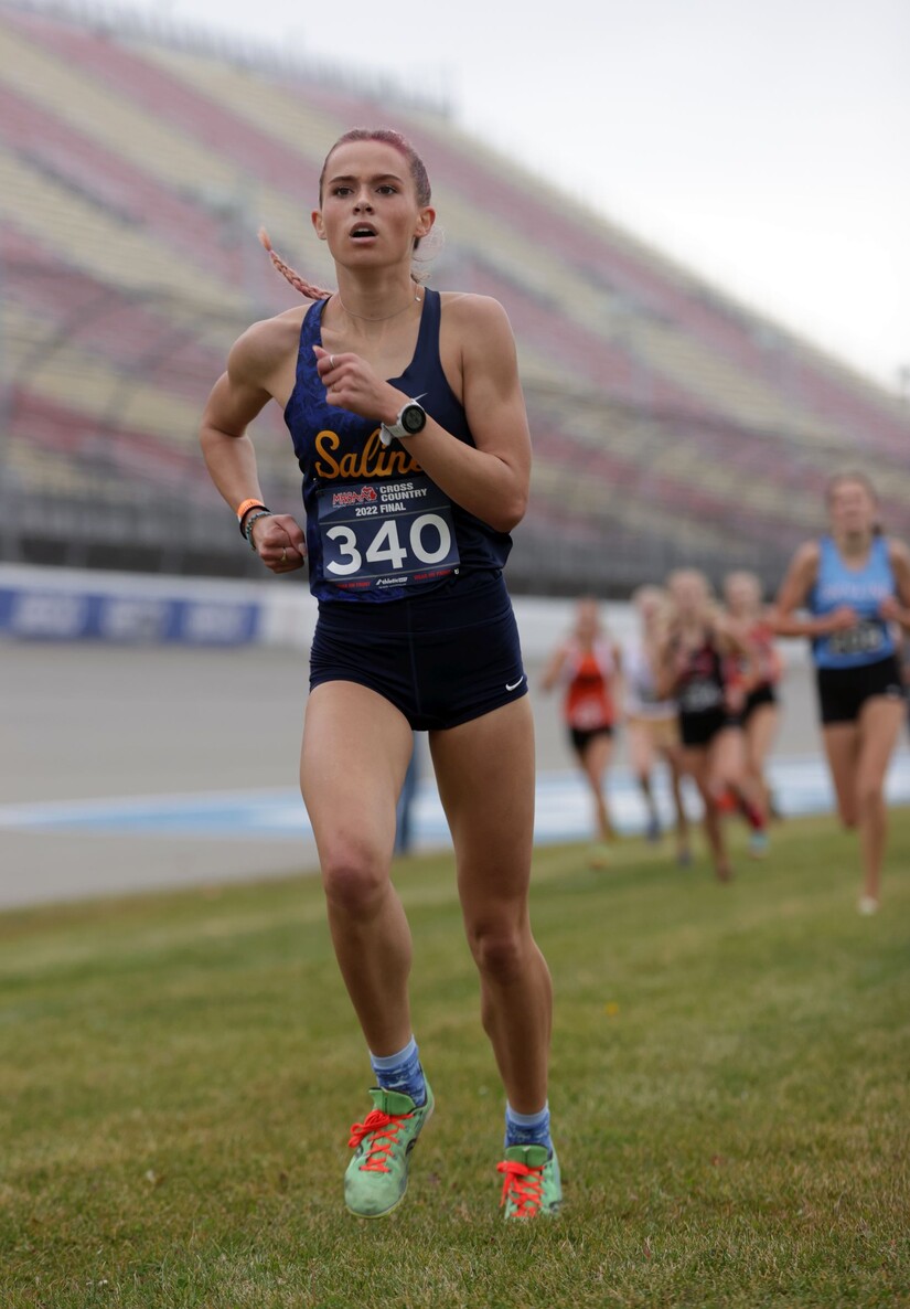 CROSS COUNTRY Saline Girls Race to 4th Place Finish at MIS, Mia Rogan