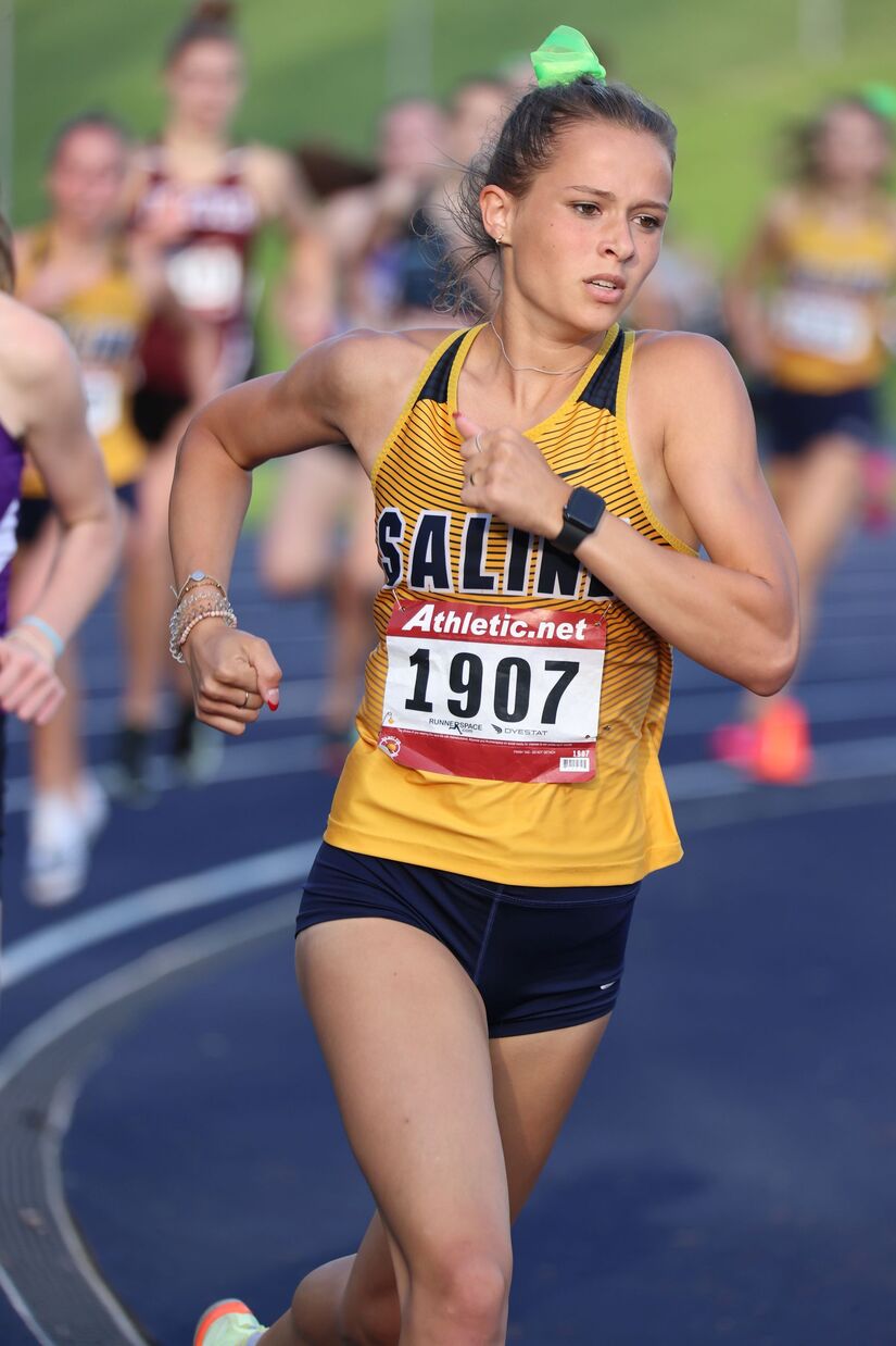 TRACK & FIELD Saline Girls 2nd at Regiona, Send Large Contingent to