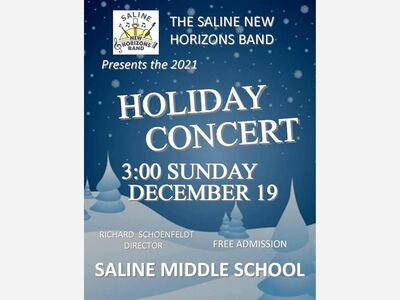 Saline New Horizons Band Presents The 2021 Holiday Concert