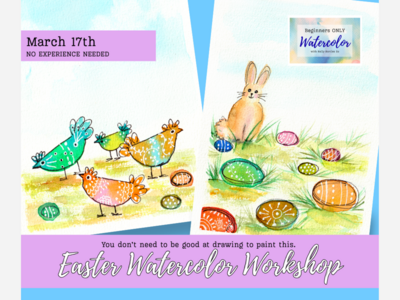 Easter Watercolor Workshop
