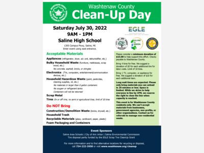 County Clean-Up Day: Saline