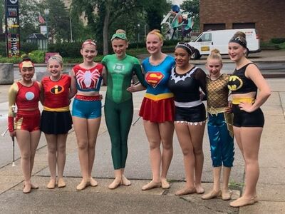 Saline Twirlettes Compete in Twirling Unlimited International Championships in Canton
