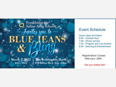 Foundation for Saline Area Schools Fundraiser March 4 at Kesington Hotel