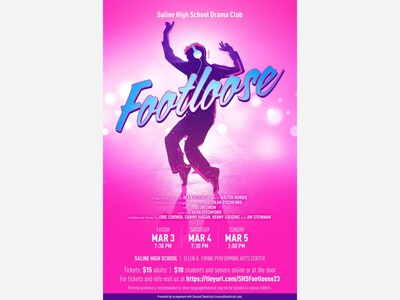 Saline High School Drama Club Presents Footloose March 3-5