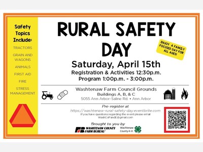April 15 Event Focuses on Rural Safety  for Kids