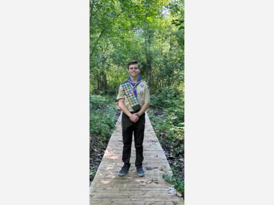 EAGLE SCOUT: Luke Haase Earns the Rank with his Boardwalk at the Leslee Niethammer Nature Preserve