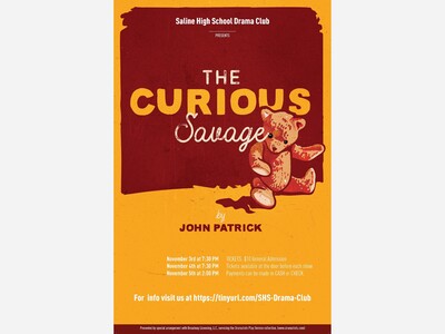 Saline High School Drama Club Presents The Curious Savage Nov. 3-5