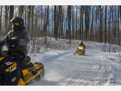 DNR urges snowmobile, ice safety amid winter storm this holiday weekend
