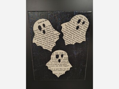 Creepy Crafts to Go: Book Page Ghosts
