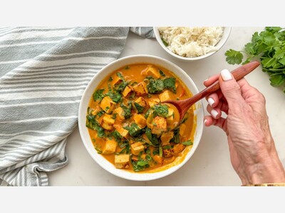 Cooking Class with Chef Val: Pumpkin Sauce over Tofu, Vegetables and Brown Rice
