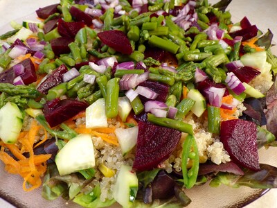 Cooking with Chef Val: Quinoa Beet Salad