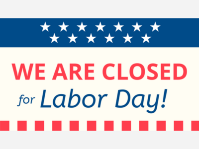Library Closed for Labor Day