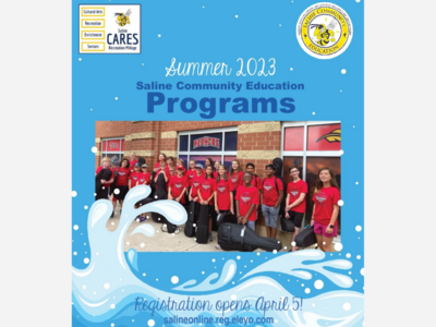 Community Education Summer Program Registration 
