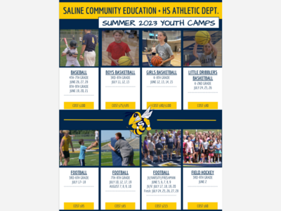 Summer Community Education & High School Athletic Department Youth Camps