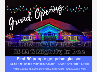 SFUMC The Lights Before Christmas December Nightly Light Display