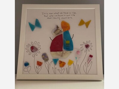  Sea Glass  Artwork Love is in the Air 