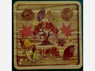 Resin Wood Decorative Trays