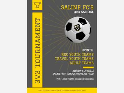 Saline FC 3v3 Tournament