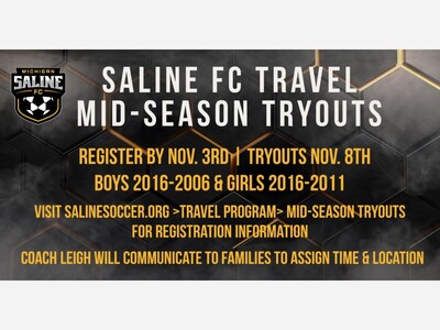 New Players | Saline FC Midseason Travel Tryouts
