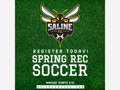 It's time to register for Spring Soccer with Saline FC!