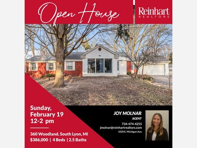 OPEN HOUSE - 360 Wooland, South Lyon