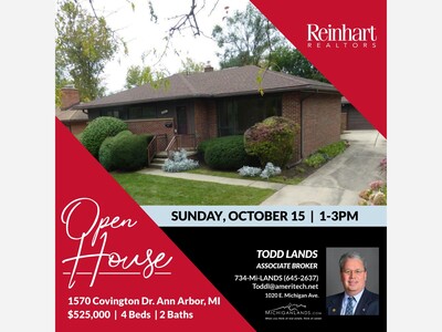 OPEN HOUSE - 1570 Covington Dr. Ann Arbor, MI