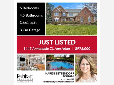 NEW LISTING - 1445 Annendale Court, Ann Arbor 