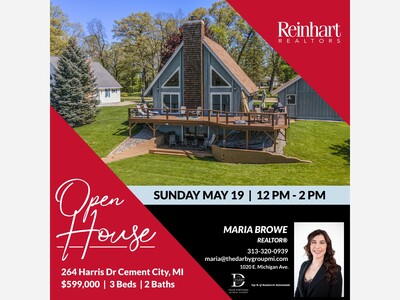 OPEN HOUSE - 264 Harris Dr Cement City, MI