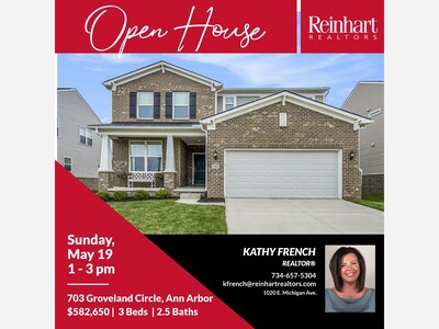 OPEN HOUSE - 703 Groveland Circle Ann Arbor, MI