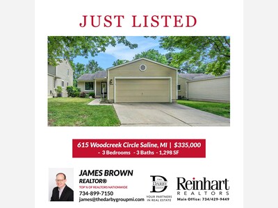 NEW LISTING - 615 Woodcreek Circle Saline, MI