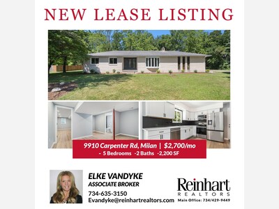 For Lease - 9910 Carpenter Rd Milan, MI