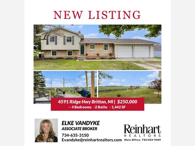 NEW LISTING - 4591 Ridge Hwy Britton, MI
