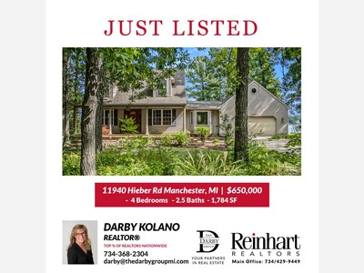 NEW LISTING - 11940 Hieber Rd Manchester, MI