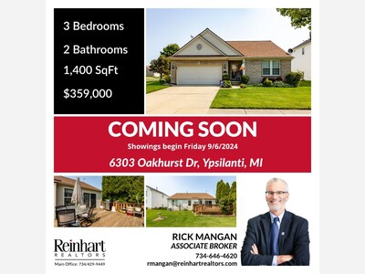 COMING SOON - 6303 OAKHURST DR YPSILANTI, MI