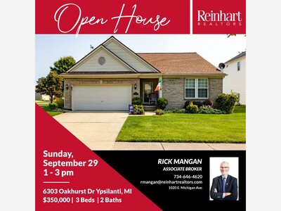 OPEN HOUSE - 6303 OAKHURST DR YPSILANTI, MI
