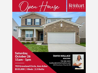 OPEN HOUSE - 703 Groveland Circle Ann Arbor, MI