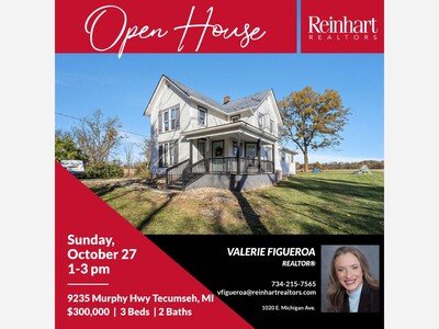 OPEN HOUSE - 9235 Murphy Highway Tecumseh, MI