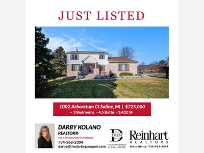 NEW LISTING - 1002 Arboretum Ct Saline, MI