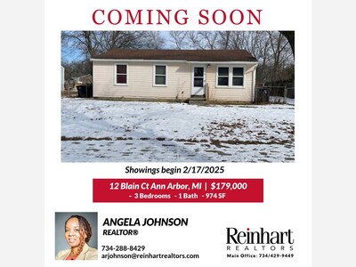 COMING SOON - 12 Blain Ct Ann Arbor, MI