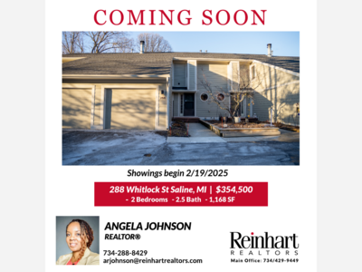 COMING SOON - 288 Whitlock St Saline, MI