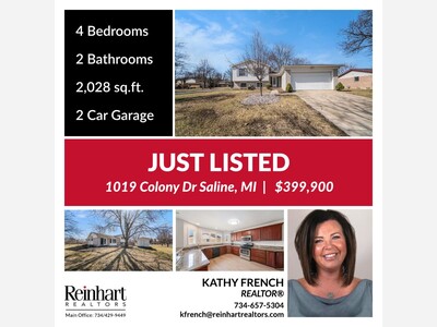 NEW LISTING - 1019 Colony Dr Saline, MI