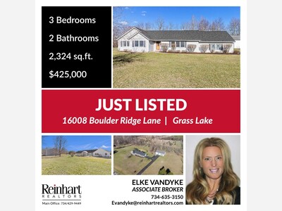 NEW LISTING - 16008 Boulder Ridge Ln Grass Lake, MI